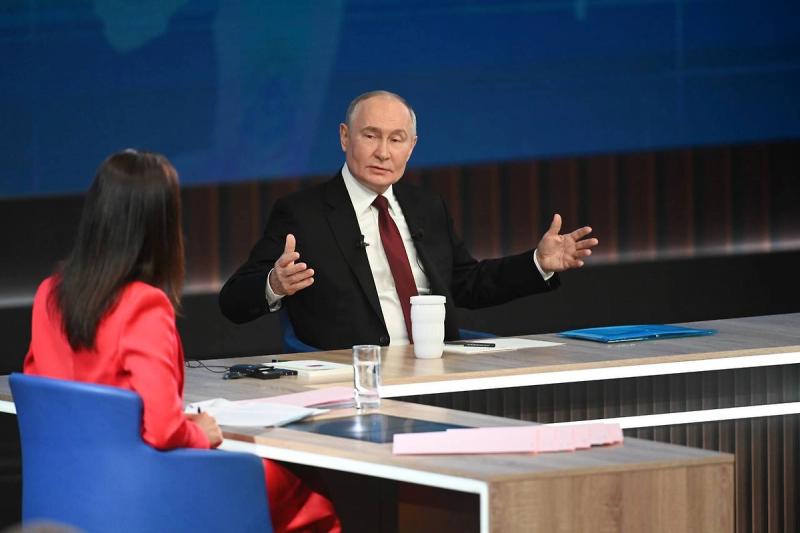На прямую линию с Путиным поступило почти 3 миллиона обращений