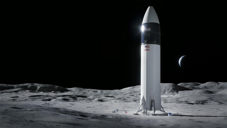 В США вывезли на стартовую площадку ракету SLS для первого полета людей к Луне с 1972 года