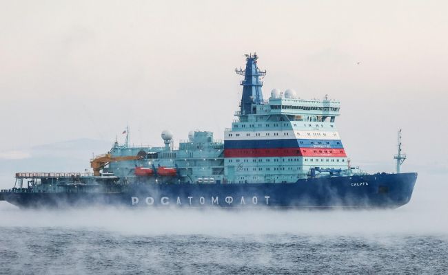 В&nbsp;замерзающий Финский залив отправили атомный ледокол &laquo;Сибирь&raquo;