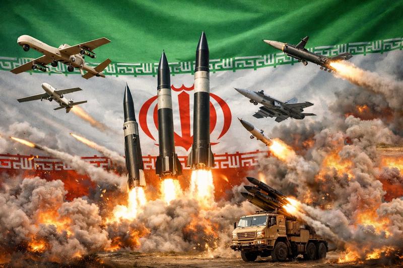 Иран ударил по США гиперзвуком Fattah и дронами Shahed