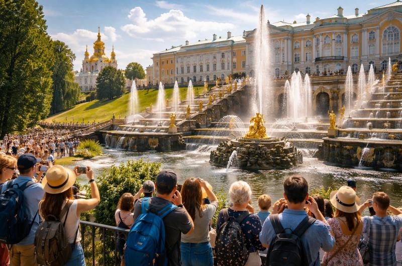 Сезон фонтанов в Петергофе откроется 25 апреля