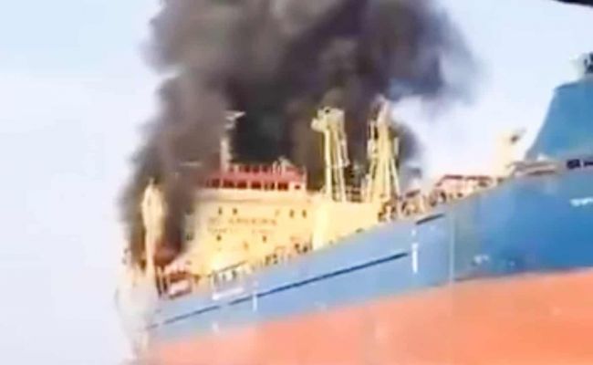 Иран нанес удар по&nbsp;связанному с&nbsp;Израилем торговому судну в&nbsp;районе Ормузского пролива