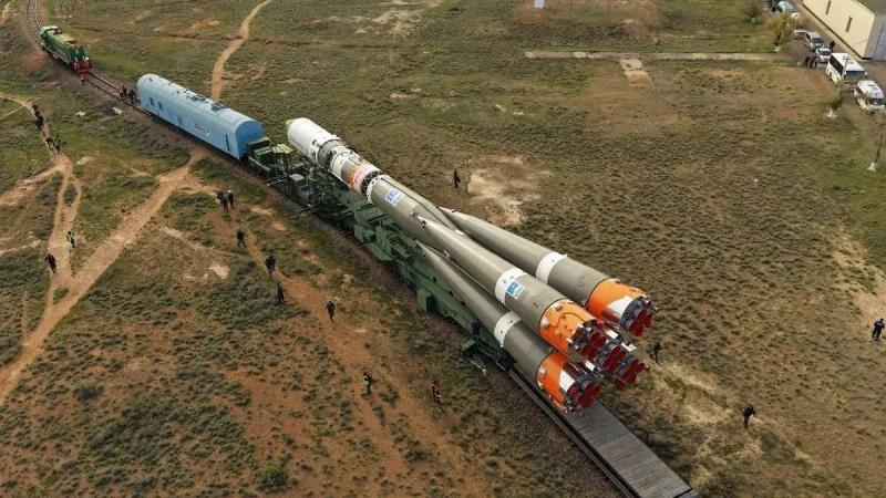 На Байконуре подготовили к пуску ракету &laquo;Союз-2.1а&raquo;