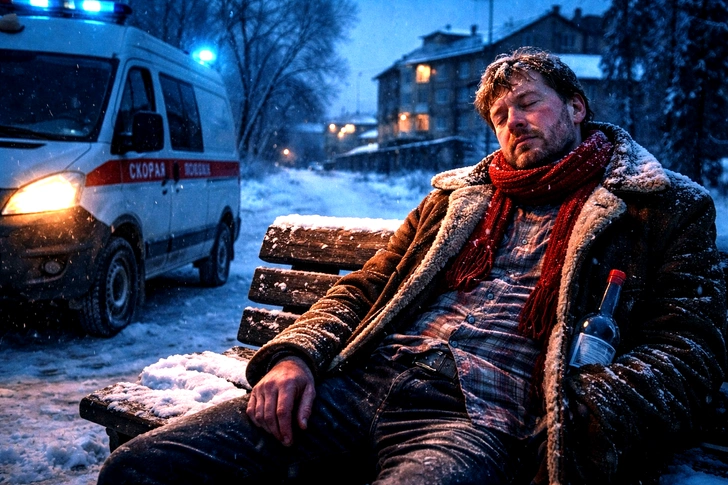 В Якутии разморозили человека, который заснул на скамейке в -20&thinsp;&deg;C и умер